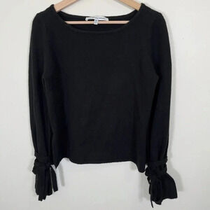 Cupcakes And Cashmere Bowtie Sleeves Sweater